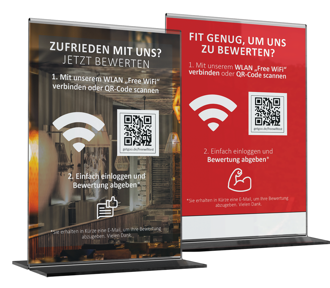 Aufsteller Individuell – Socialwave-shop